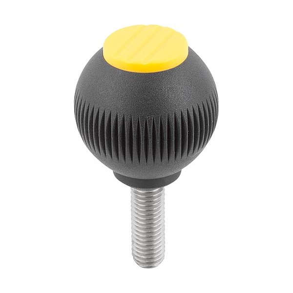 Ball Grips, external thread, metric